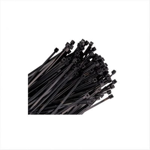 Abacus Cable Tie, 4 in L, Black, Nylon, 18 lb Strength AB2590740 - main